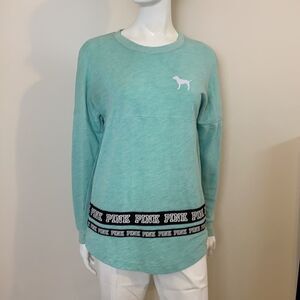 Victoria Secret Pink Casual French Terry Casual Logo Top XS